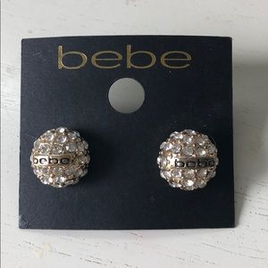 Bebe logo earrings